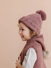 Load image into Gallery viewer, Classic Knit Pom Hat | Mauve
