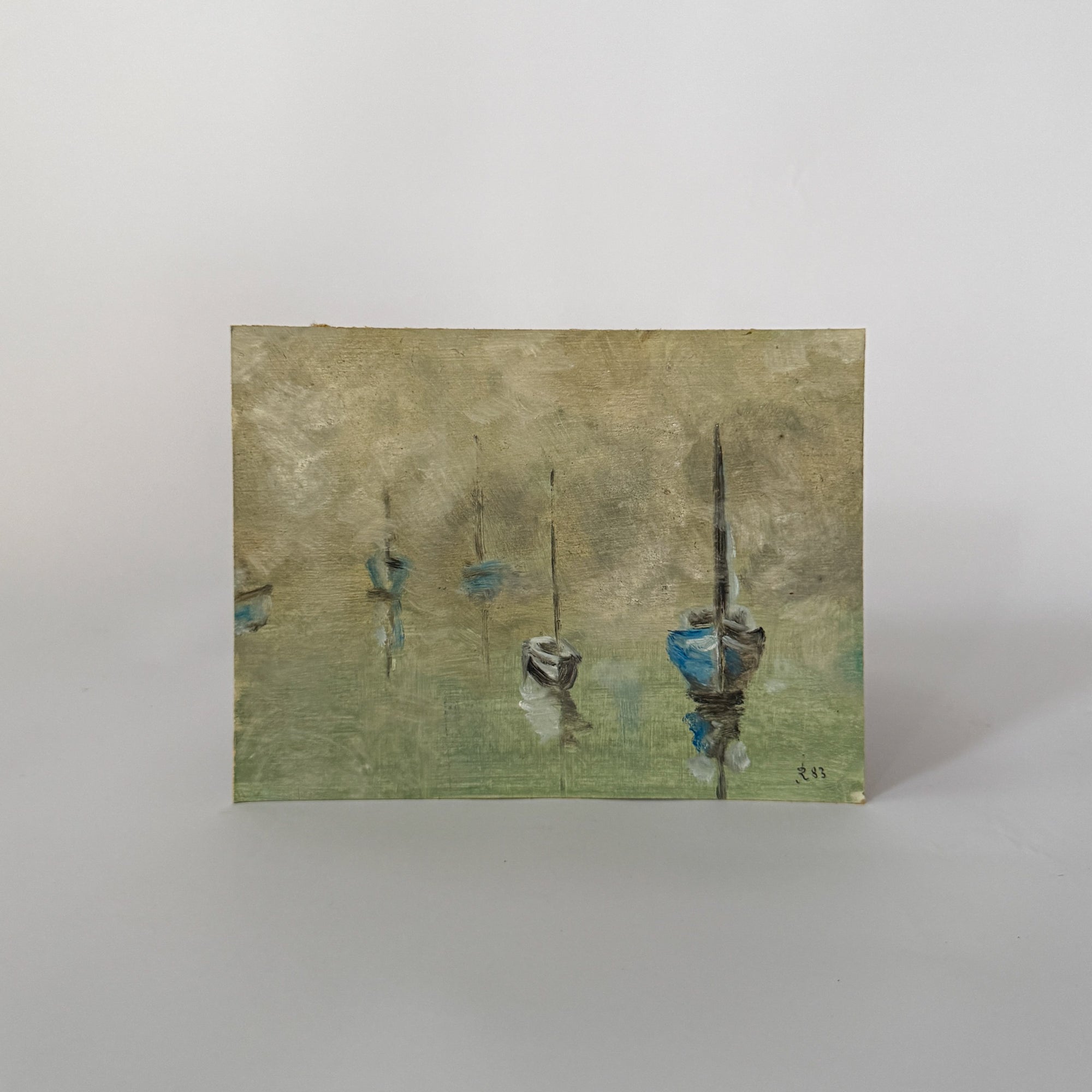 Sailing Dory | Hand-Painted Coastal Art