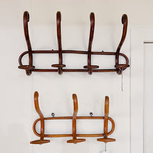 Load image into Gallery viewer, Vintage Bentwood 4 Hook Coat Rack
