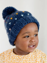 Load image into Gallery viewer, Sawyer Knit Pom Hat | Navy
