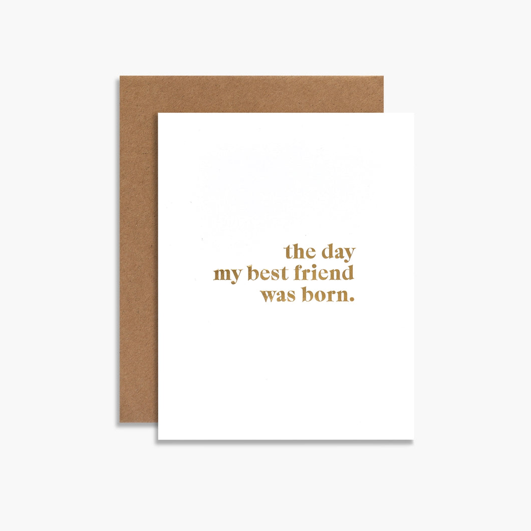 The Day My Best Friend Was Born | Greeting Card