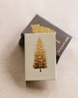 Noble Fir Tree | Cream + Gold Matchbook