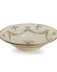 Hand-Painted Large Italian Bowl | Vintage Garden