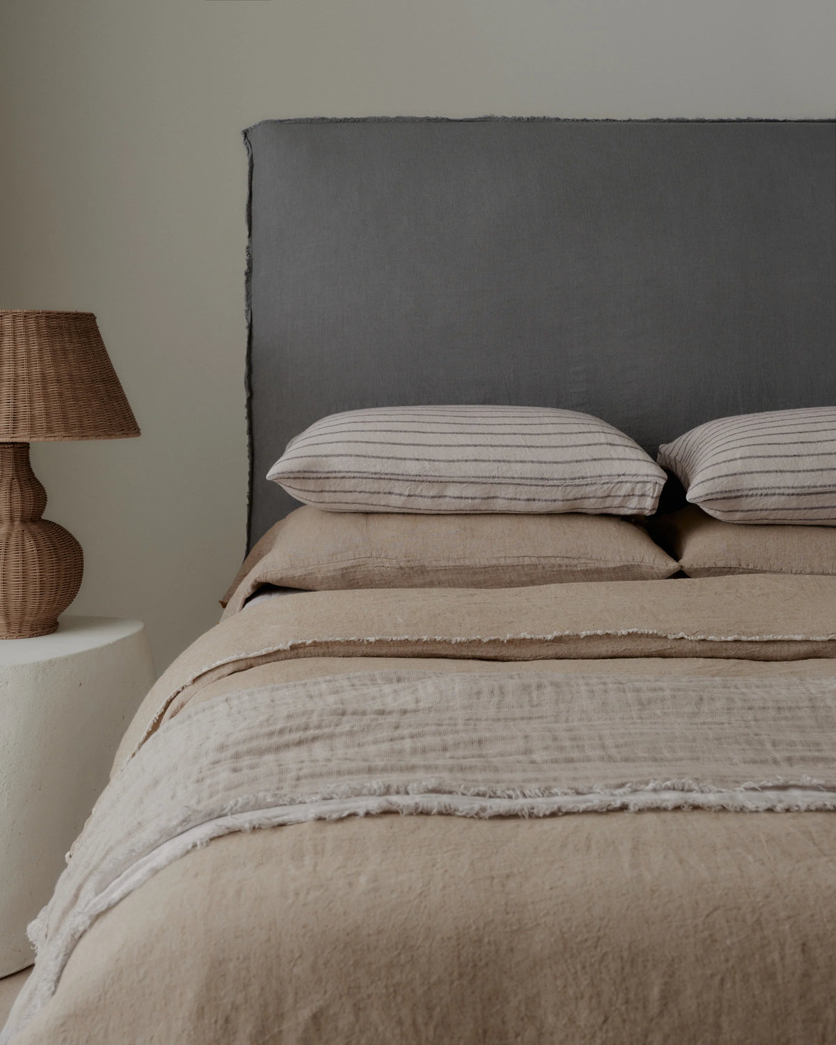 Crush Double Linen Throw