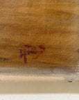 Sailboat II | Original 19th Century Oil on Canvas Art