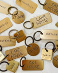 STOWE | Vintage Brass Keychain