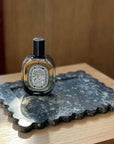 Scallop Edge Long Marble Box Tray | Charcoal