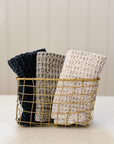 Simple Waffle Bath + Kitchen Towel