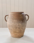 Vintage Large French Stoneware Confit Jar with Handles | No. 243