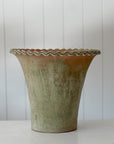 Piecrust Planter | Aged Terra Cotta