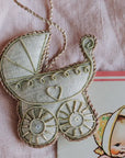 Irish Linen Pram Ornament