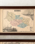 Trio of Framed Regional Maps of France