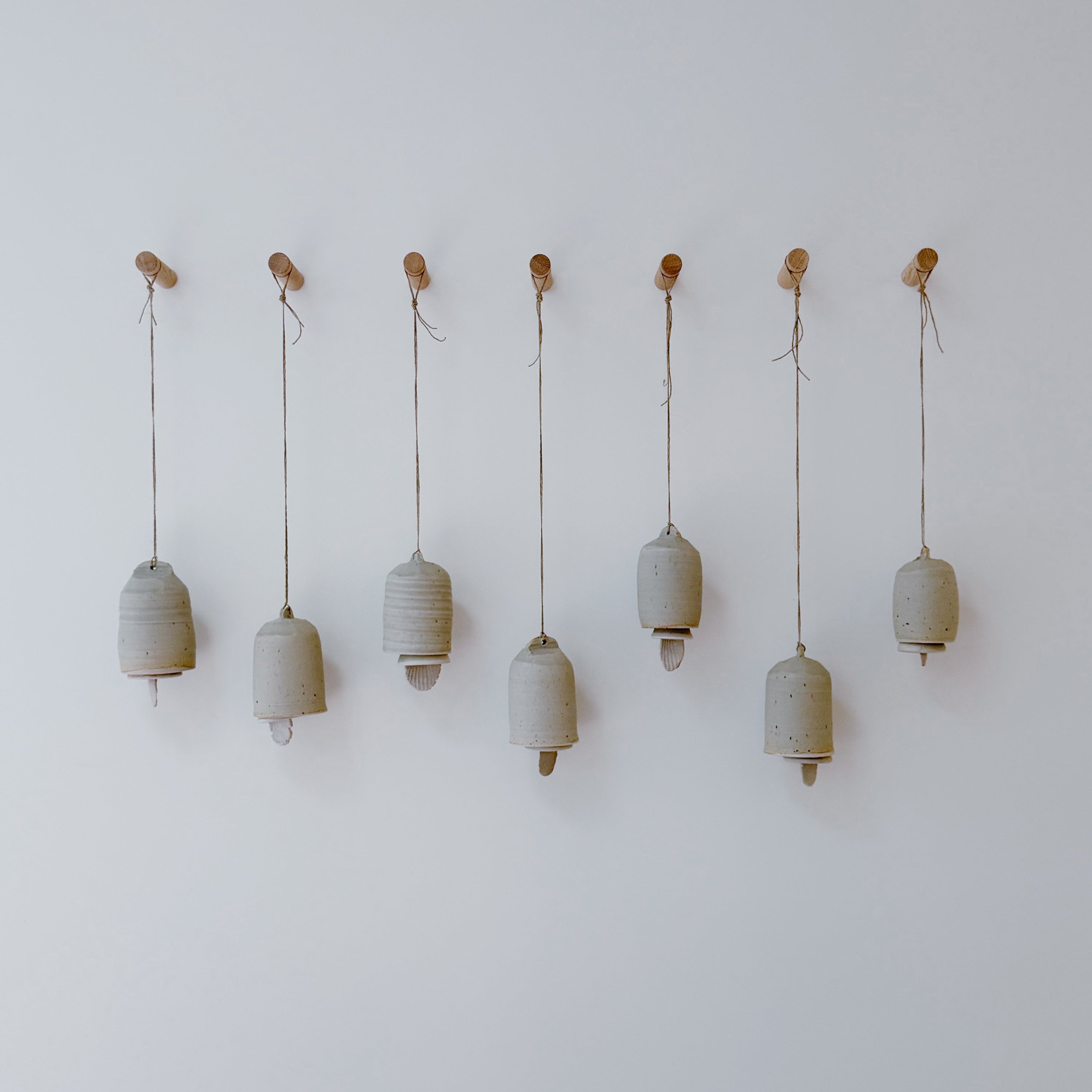 Hand Thrown Ceramic Hanging Bell | Duck Egg – Farm Home Marketplace