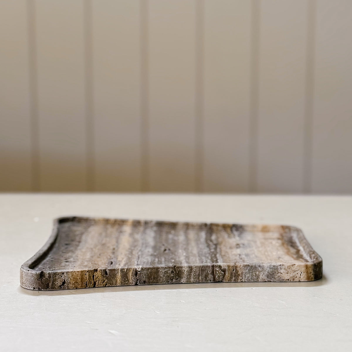 Florence Marble Tray | Cappucino