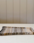 Florence Marble Tray | Cappucino