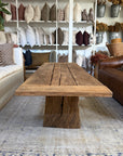 Turkish Hand Hewn Beam Reclaimed Coffee Table