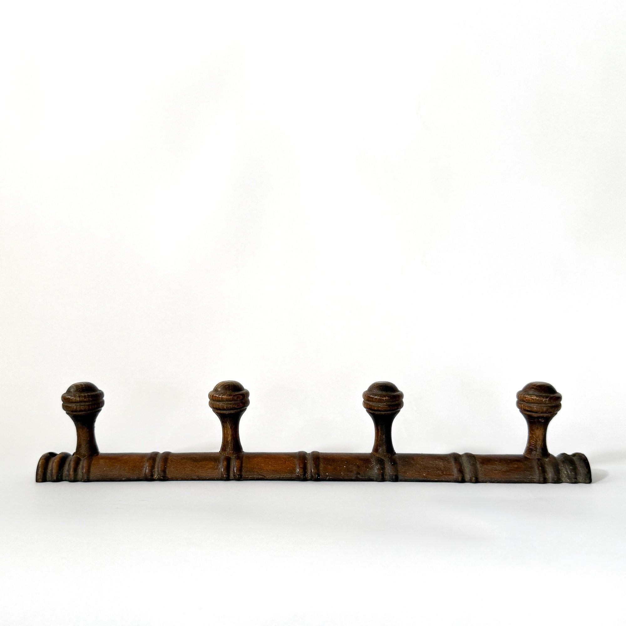 French 4 Peg Coat Rack