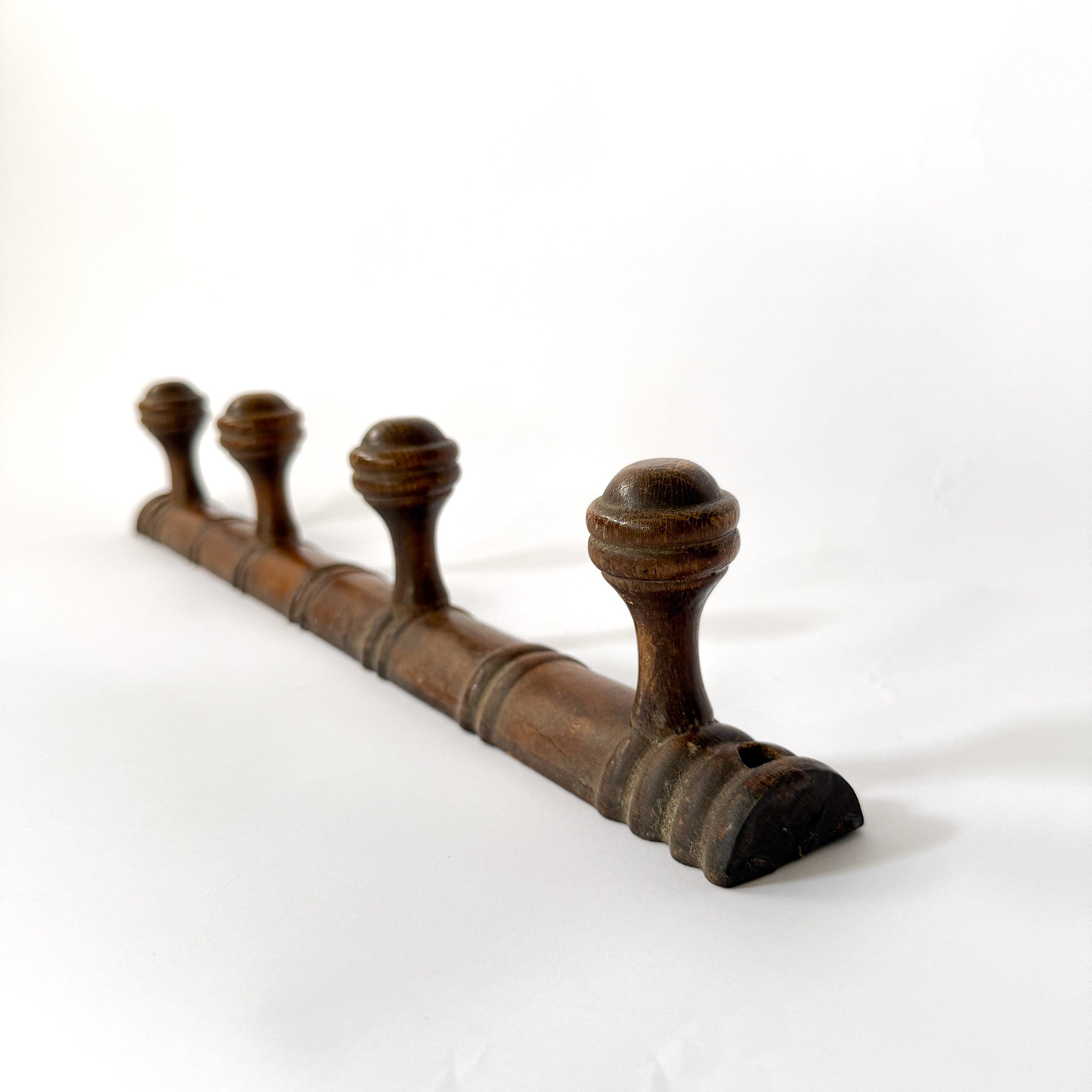 French 4 Peg Coat Rack