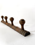 French 4 Peg Coat Rack
