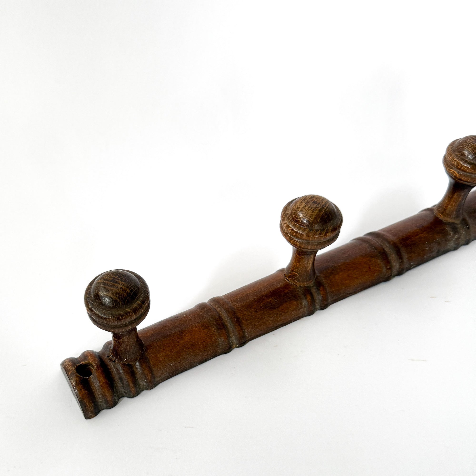 French 4 Peg Coat Rack