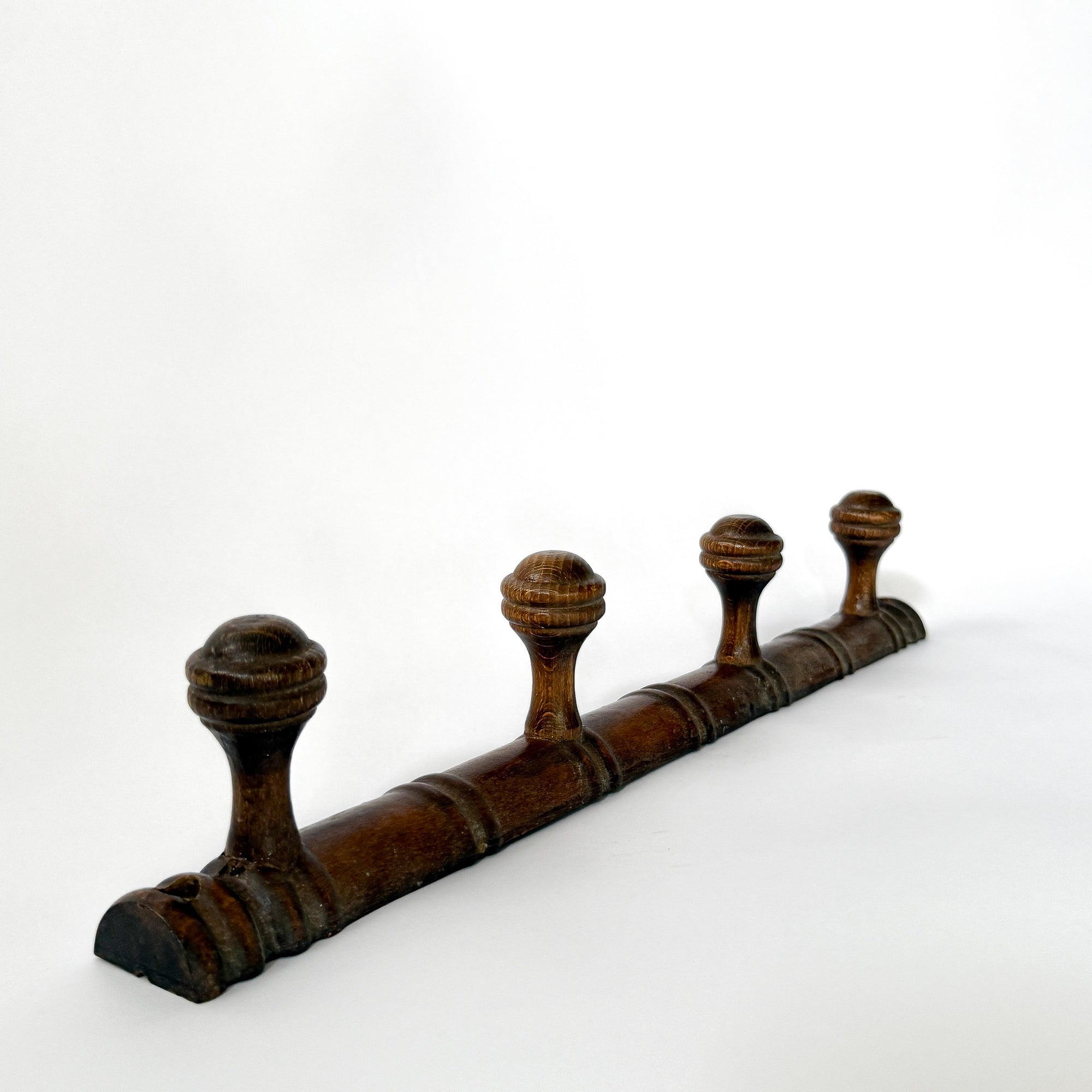 French 4 Peg Coat Rack