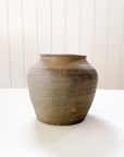 Washed Black Ceramic Vessel | Small