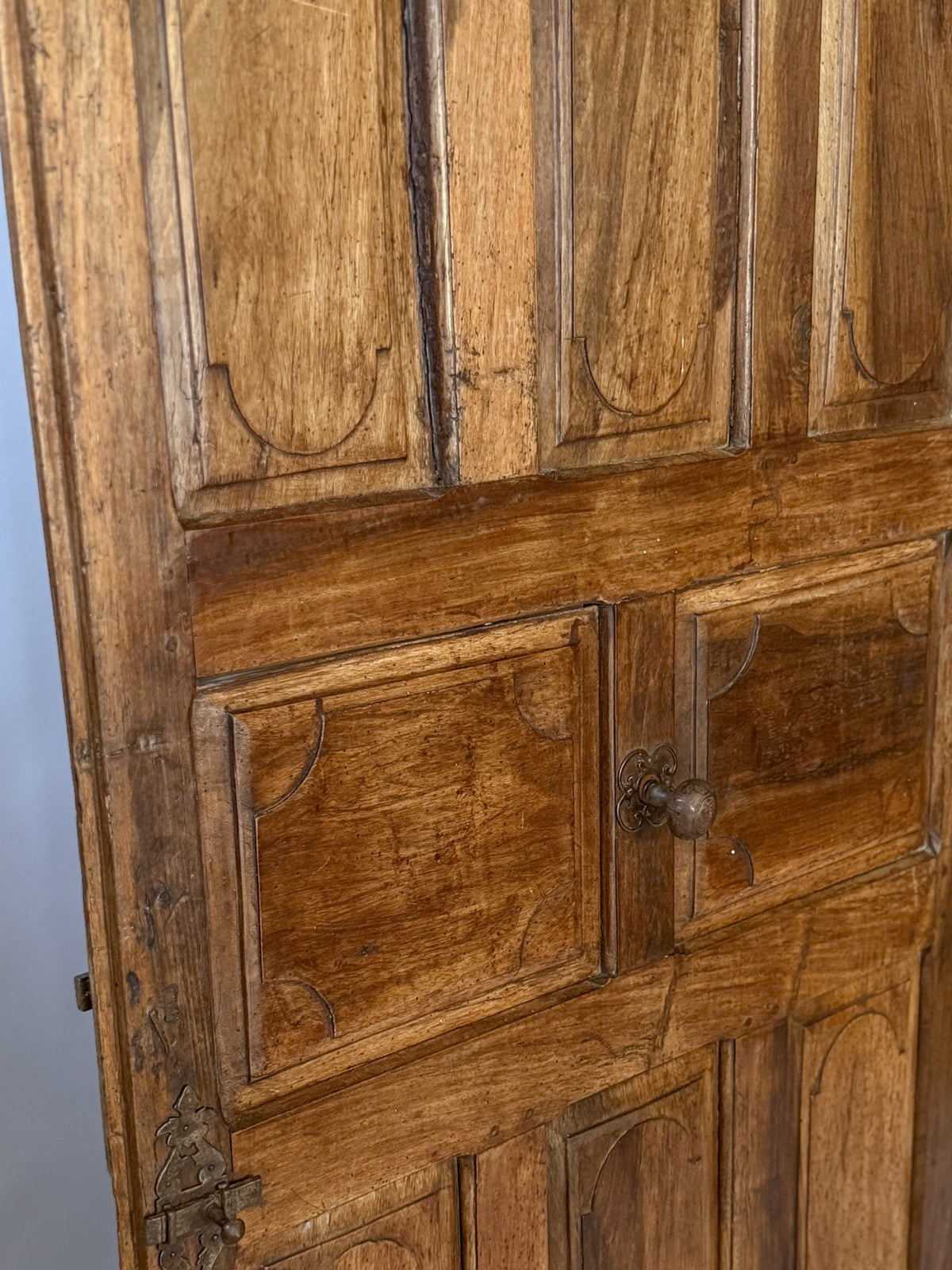 Antique Wooden Interior Door circa 19th Century, Spain
