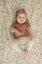 Load image into Gallery viewer, Organic Cotton Ribbed Short Sleeve Onesie | Dusty Rose
