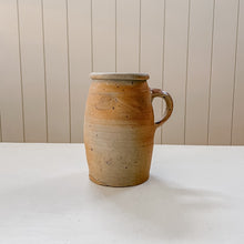 Load image into Gallery viewer, Vintage French Stoneware Confit Pitcher with Handle | No. 244
