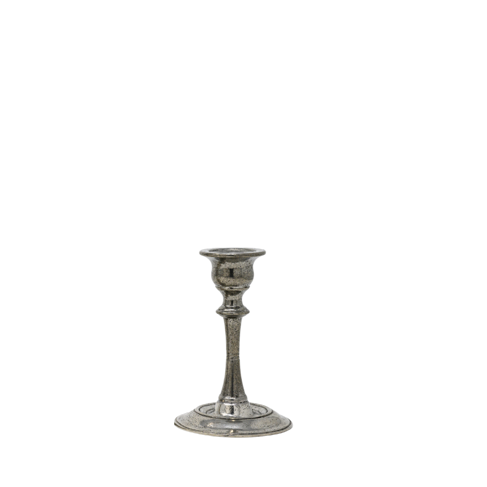 Italian Pewter Candlesticks