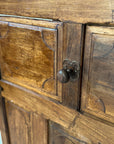 Antique Wooden Interior Door circa 19th Century, Spain