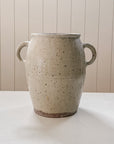 Vintage Large Stoneware Confit Jar with Handles | No. 242