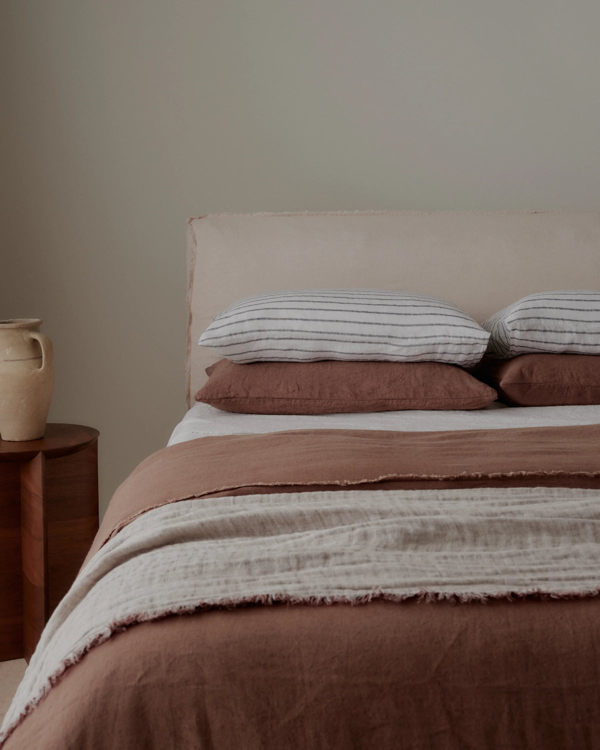 Crush Double Linen Throw