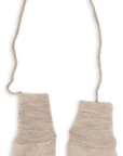 Organic Baby Wool Fleece Mittens | Sand