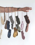 Organic Baby Wool Fleece Mittens | Cinnamon