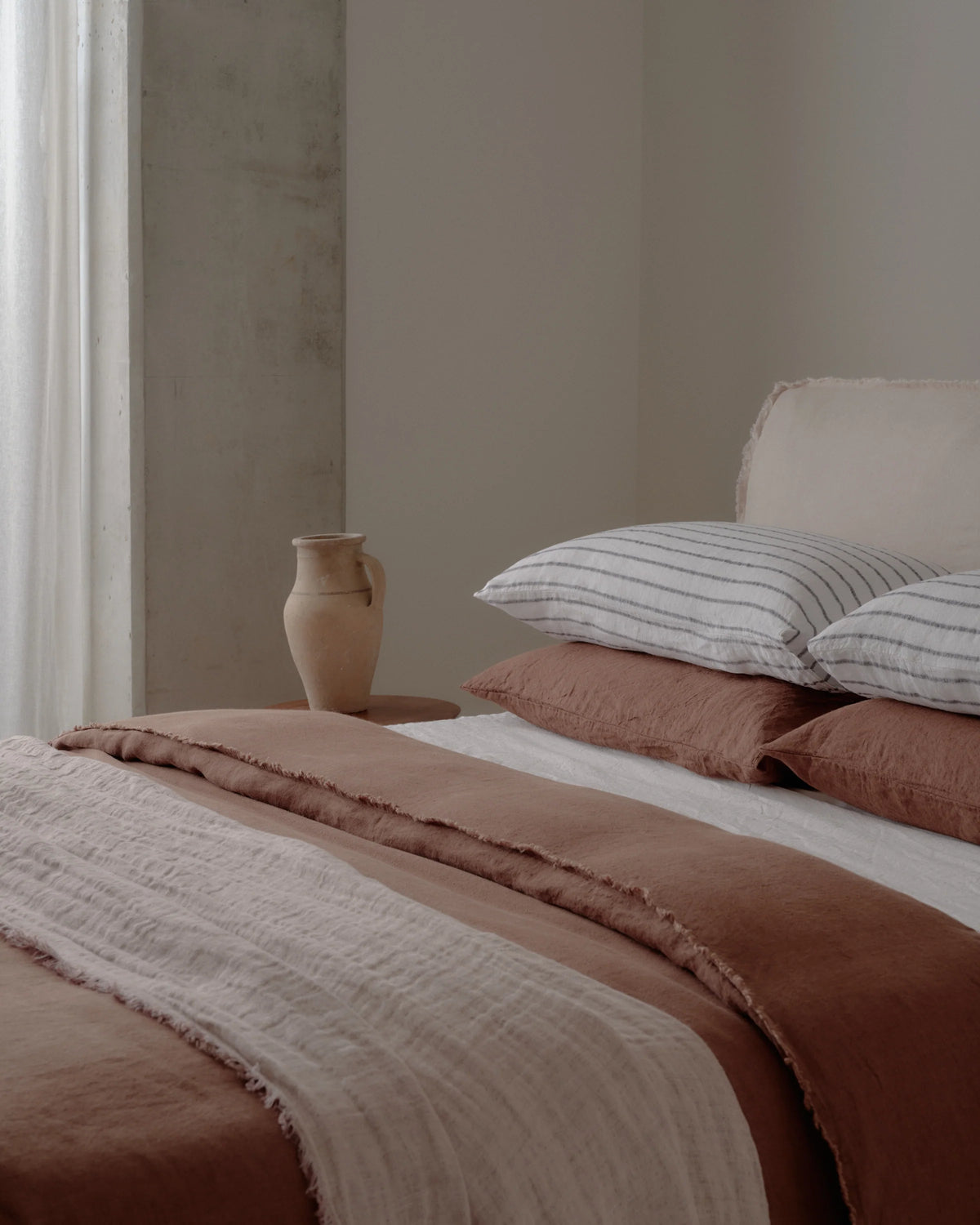 Crush Double Linen Throw