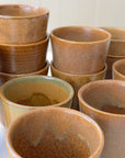 Individual French Ceramic Tumblers