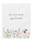 So Very Much Appreciated | Handmade Greeting Card