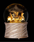 Heirloom Musical Snow Globe | Golden Carousel