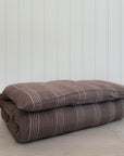 Canapé Bed Roll | Chocolate Heritage Stripe