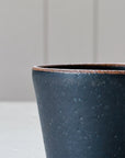 Espresso Cup with Raw Rim | Charcoal