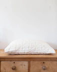 Quilted Natural Ivory Pillowcase | Standard