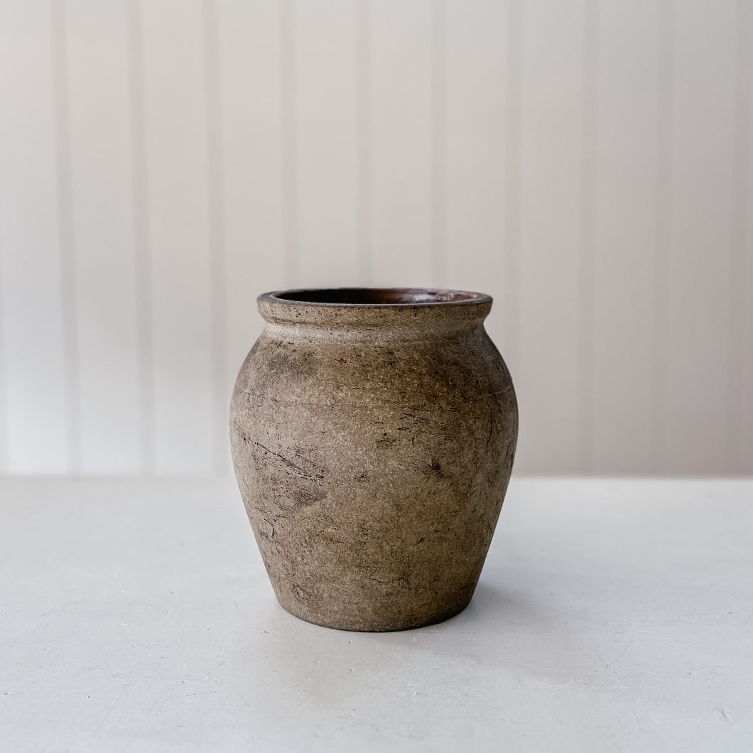 Vintage Confit Stoneware Vase | No. 241