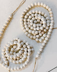 Tag Sale | Set of 2 White Wood Garland 72" Strands
