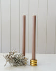 12" Beeswax Columnar Taper Candle Collection