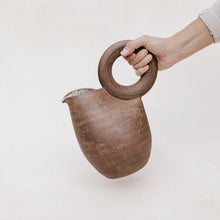 Load image into Gallery viewer, Ceramic Ring Pitcher | Earth
