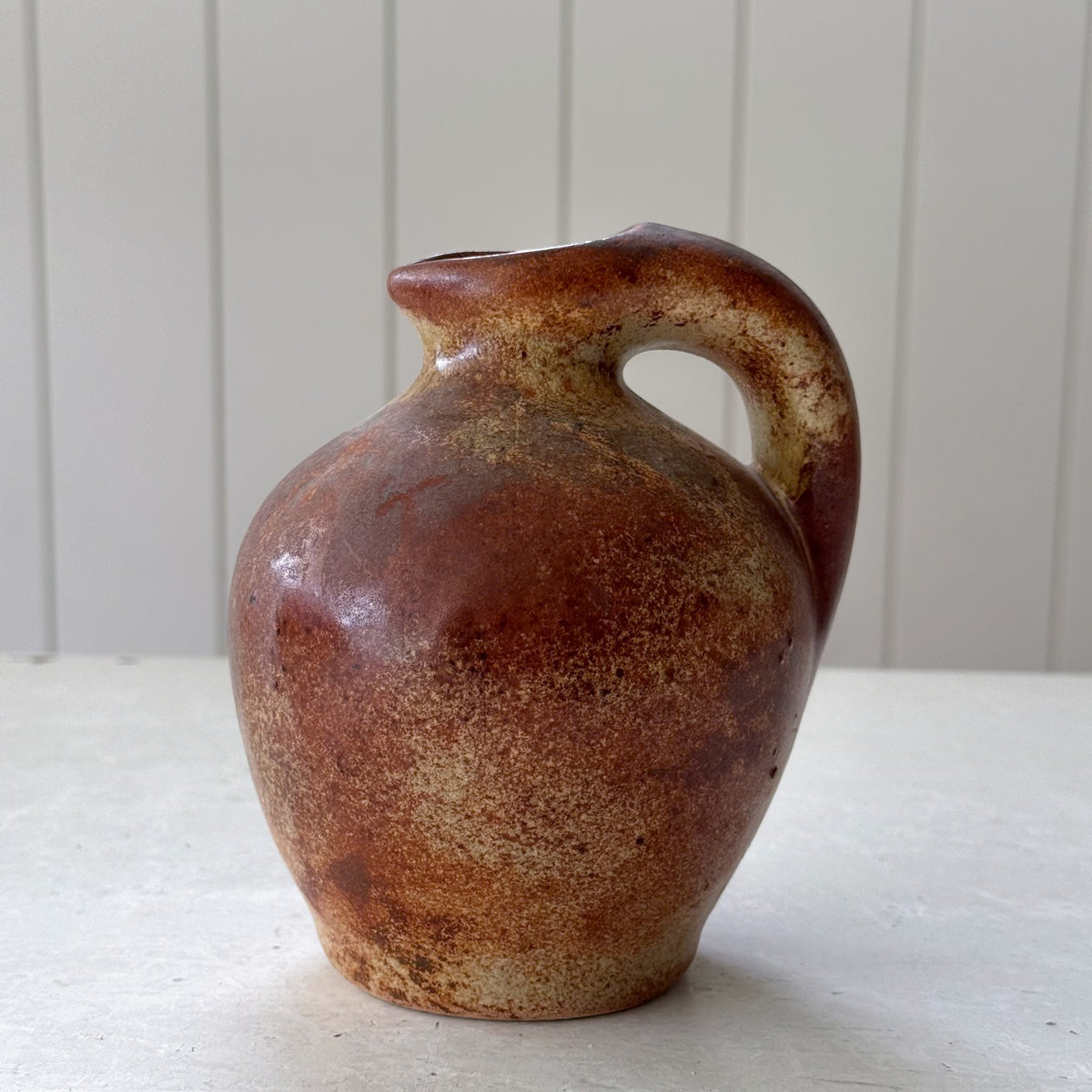 Vintage French Stoneware Pitcher | No. 66