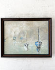 Sailing Dory | Framed Hand-Painted Coastal Art
