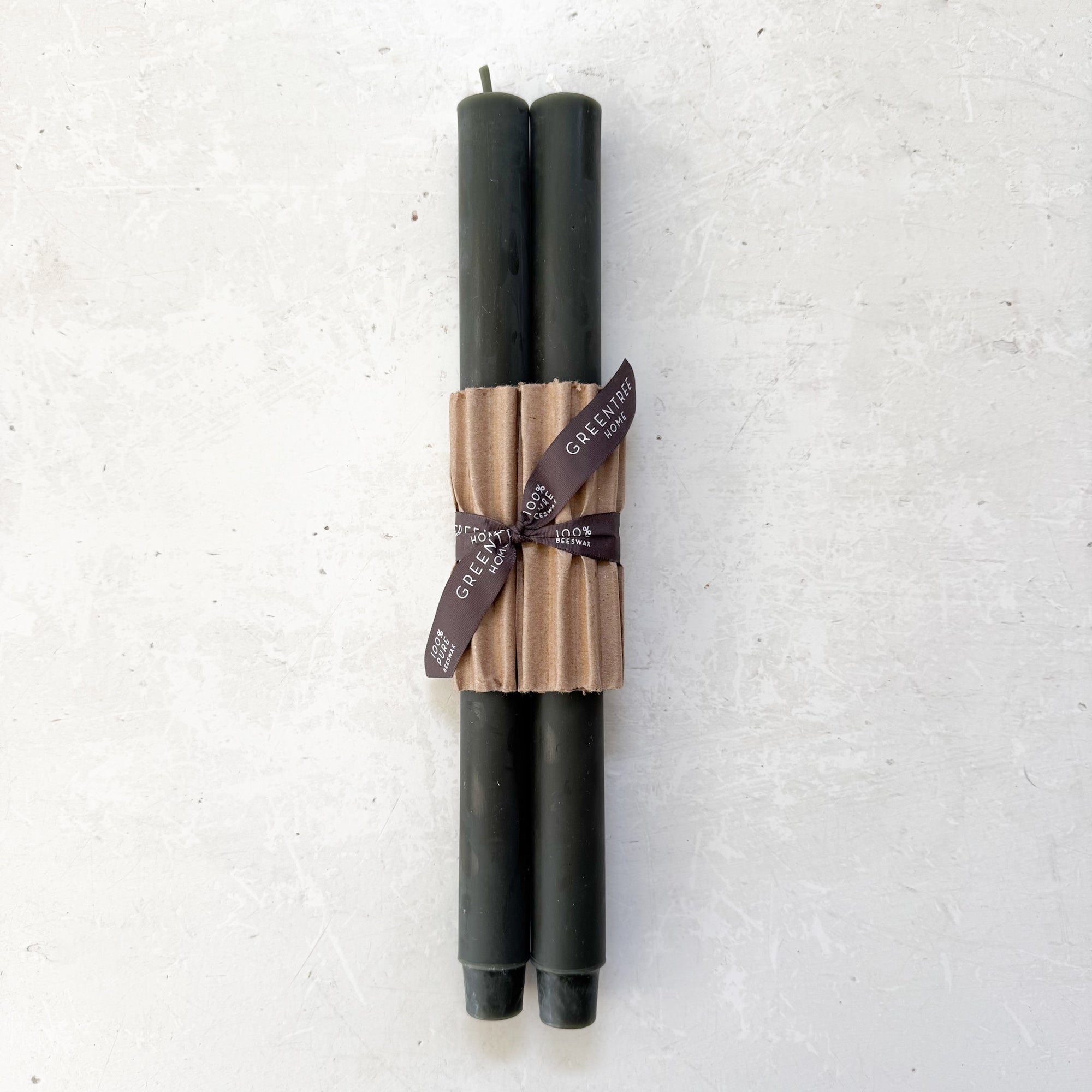 12" Beeswax Columnar Taper Candle Collection