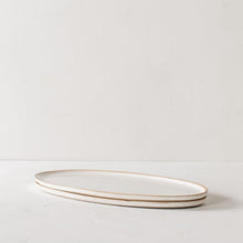 Load image into Gallery viewer, Oval Serving Tray | Stoneware
